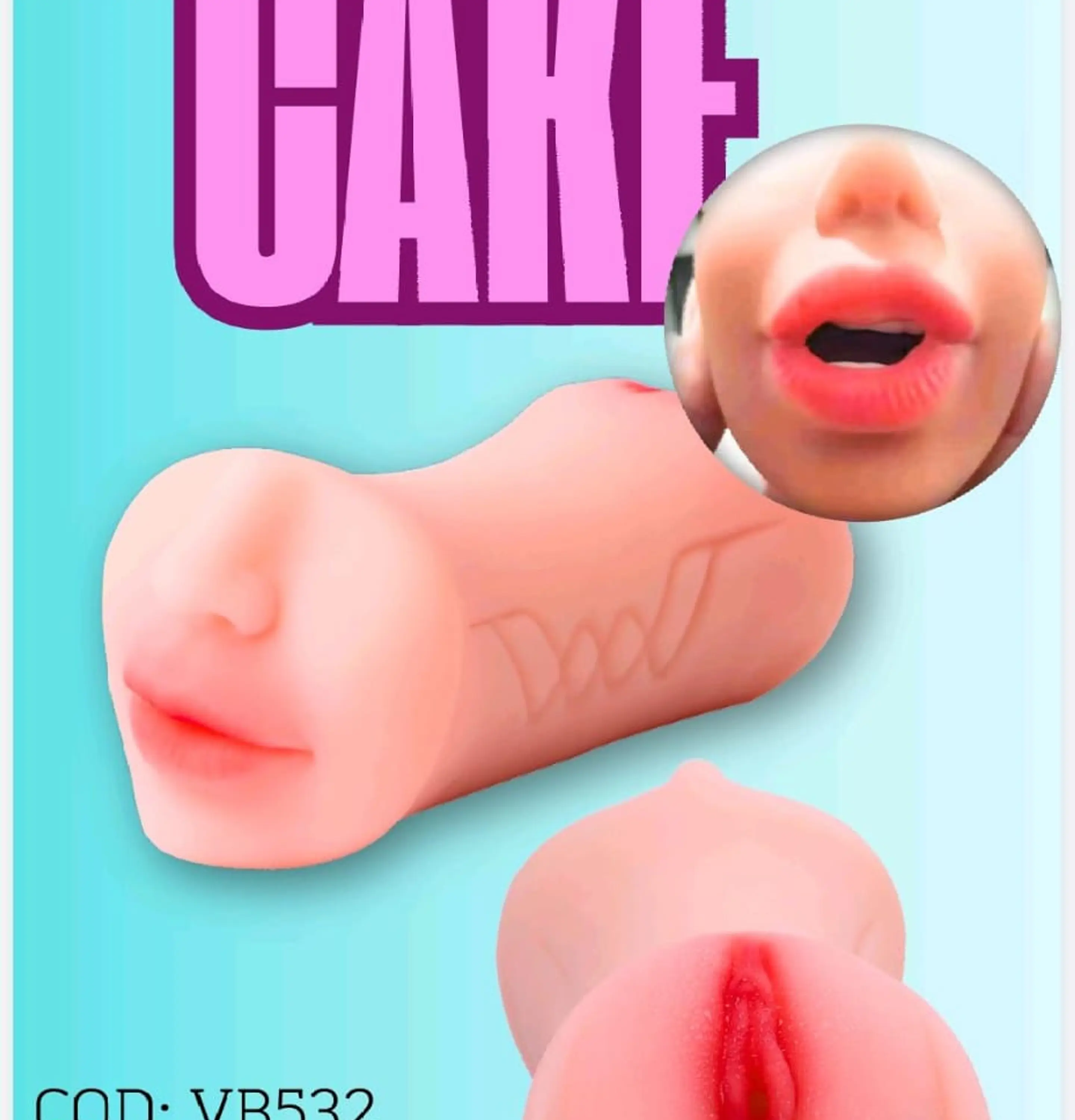 MASTURBADOR BOCA  CAKE 1