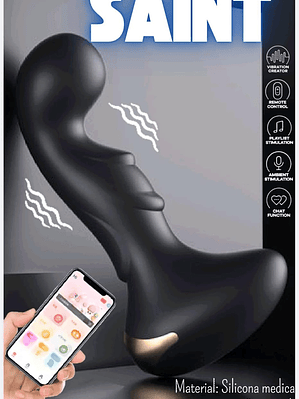 Vibrador Anal con Control remoto por aplicación