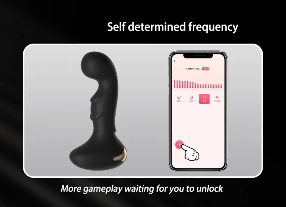 Vibrador Anal con Control remoto por aplicación 4