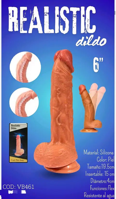 DILDO CONSOLADOR REAISTICO MEN 6"
