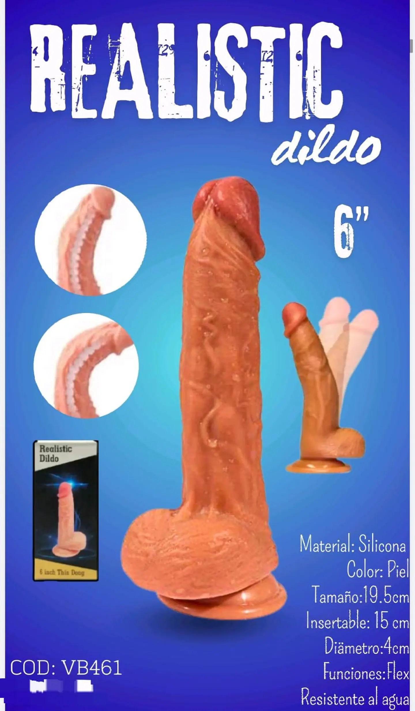 DILDO CONSOLADOR REAISTICO MEN 6