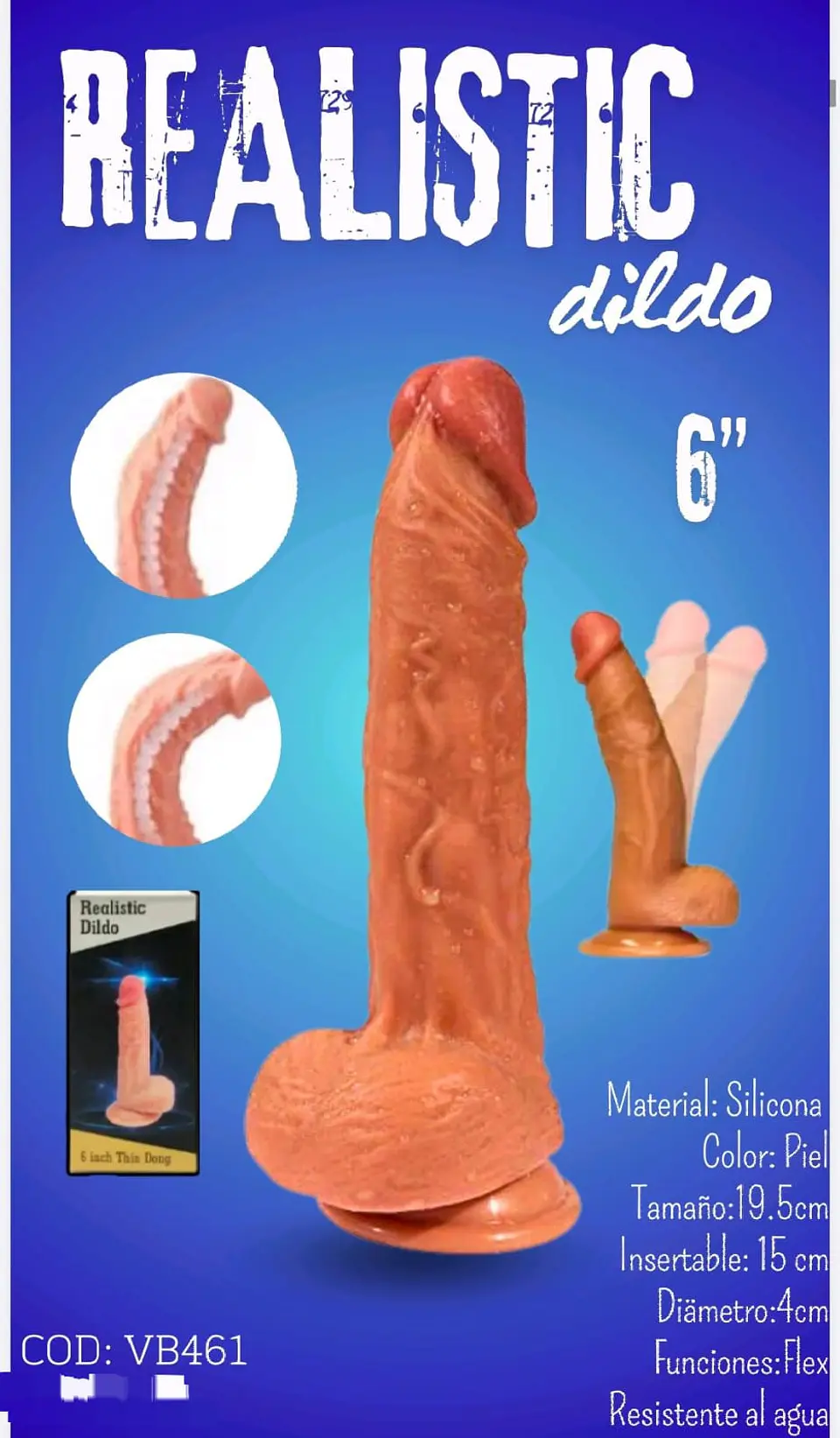 DILDO CONSOLADOR REAISTICO MEN 6