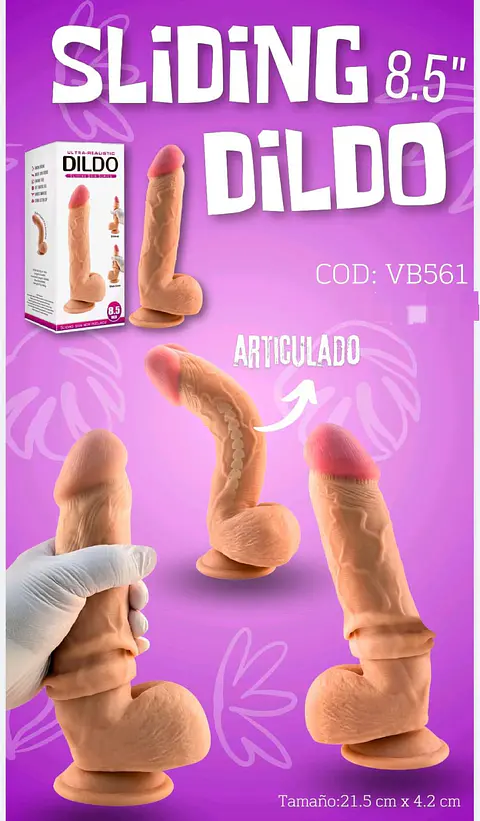 DILDO SLIDING 8.5"