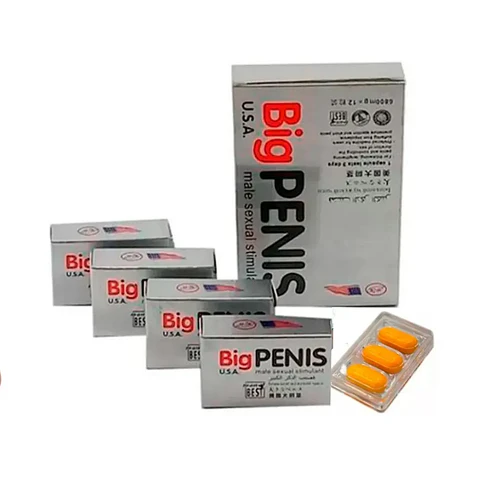 Big Penis Potenciador Sexual Estimulante Masculino X12 Unidades