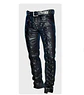 PANTALON EN CUERO SINTETICO CON CUERDA FRONTAL - Miniatura 3