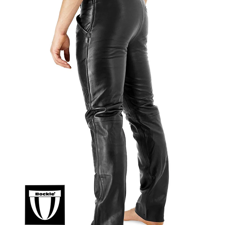 PANTALON EN CUERO SINTETICO CON CREMALLERA 2