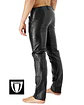 PANTALON EN CUERO SINTETICO CON CREMALLERA - Miniatura 2