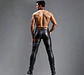 PANTALON EN CUERO SINTETICO LISO - Miniatura 2