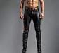 PANTALON EN CUERO SINTETICO LISO - Miniatura 4