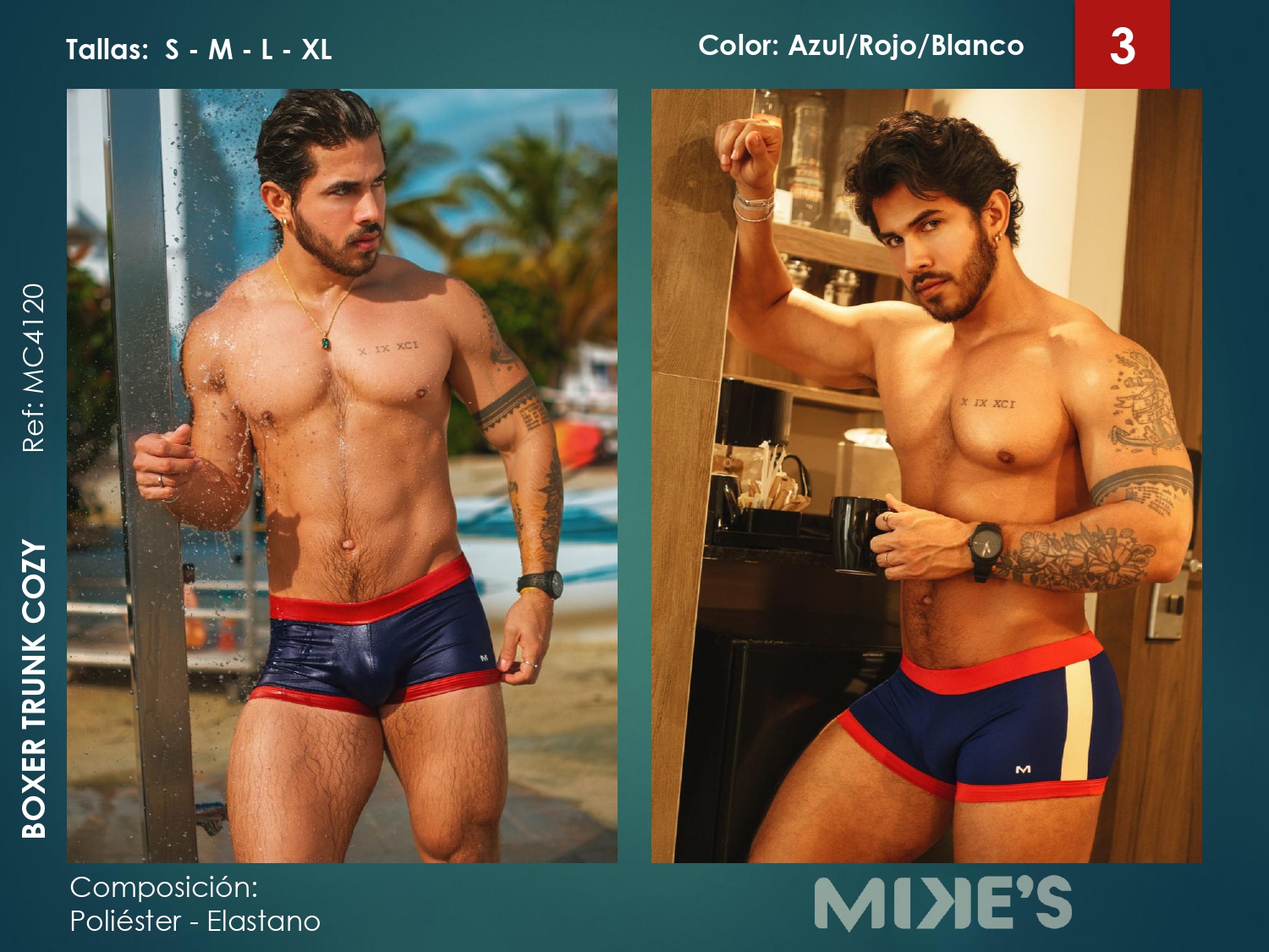 SHORT BAÑADOR CORTO