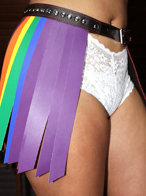 FALDA EN CUERO SINTETICO  PARA DAMA COLORES