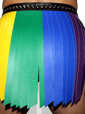 FALDA EN CUERO SINTETICO PARA HOMBRE COLORES