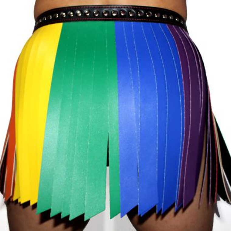 FALDA EN CUERO SINTETICO PARA HOMBRE COLORES 2