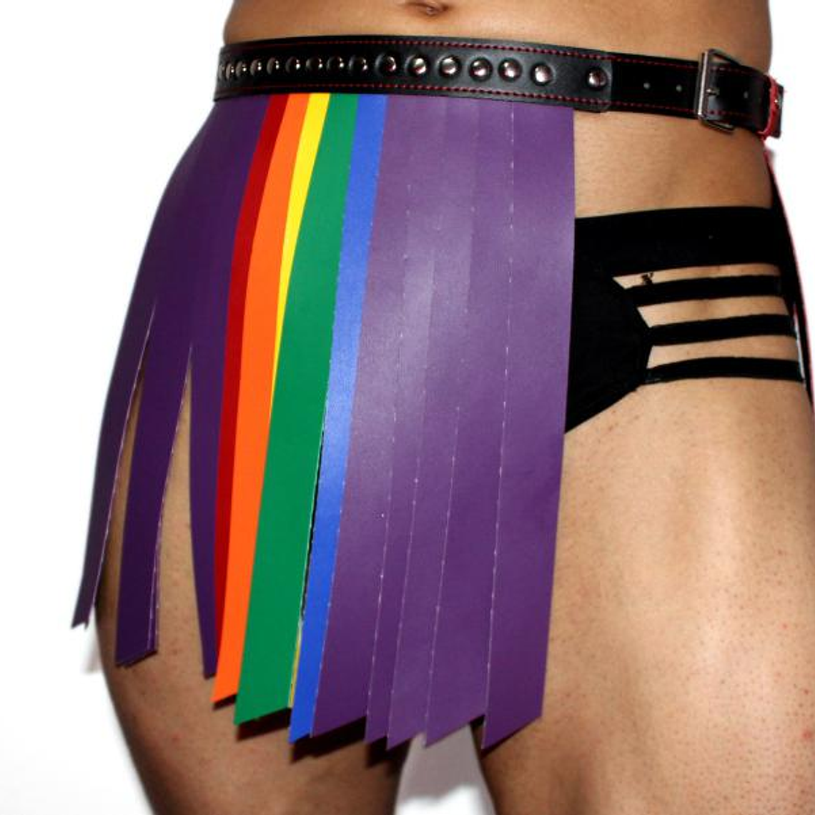 FALDA EN CUERO SINTETICO PARA HOMBRE COLORES 4