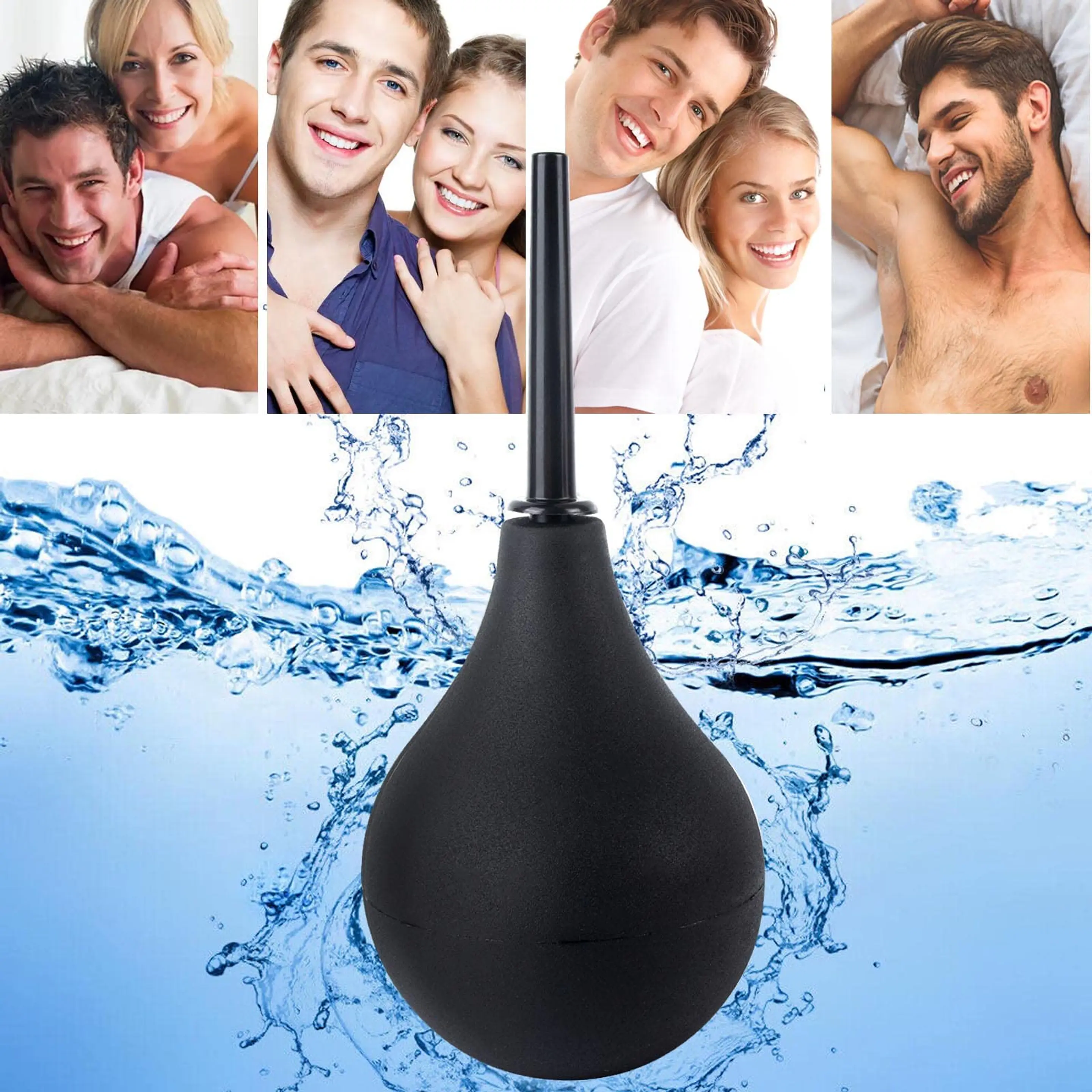BOMBA ENEMA PERA  DUCHA ANAL 220 ML 1