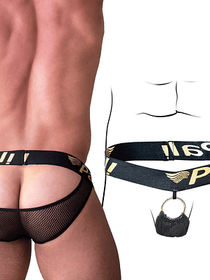 JOCKSTRAP EN MALLA CON ARO RETARDANTE