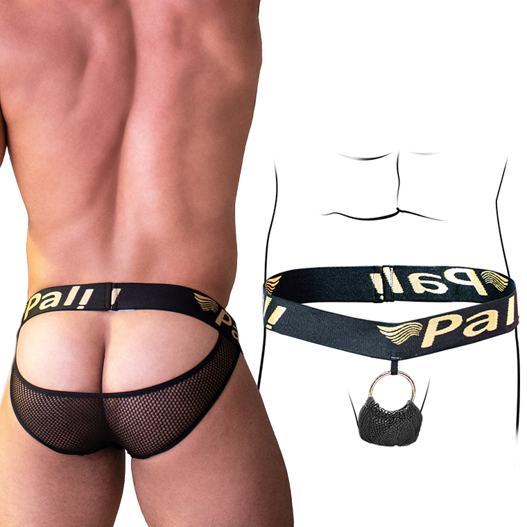 JOCKSTRAP EN MALLA CON ARO RETARDANTE 1