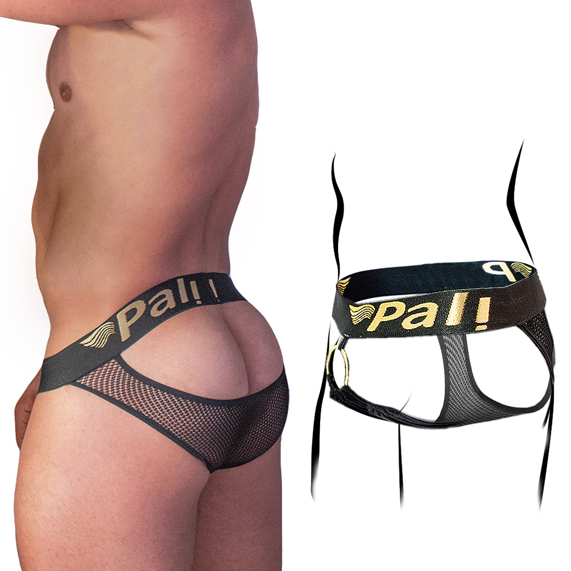 JOCKSTRAP EN MALLA CON ARO RETARDANTE 2