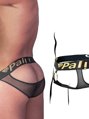 JOCKSTRAP EN MALLA CON ARO RETARDANTE