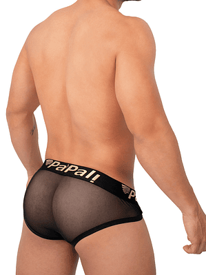 BRIEF/CON CORTE FRONTAL TRANSPARENTE