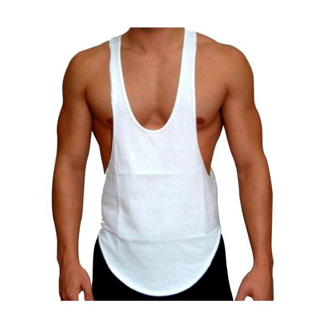 Camiseta Sin Mangas Bodybuilding Gym String Sin 1