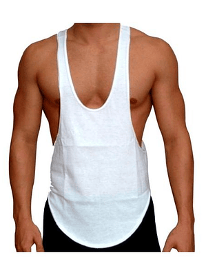 Camiseta Sin Mangas Bodybuilding Gym String Sin