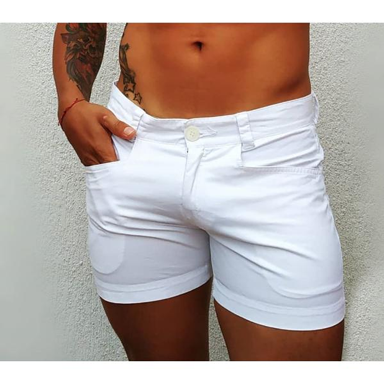 SHORT EN DRIL LYCRADO CORTO 1