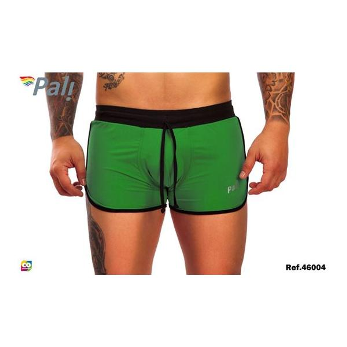 BAÑADOR SHORT CORTO CON REALCE 3