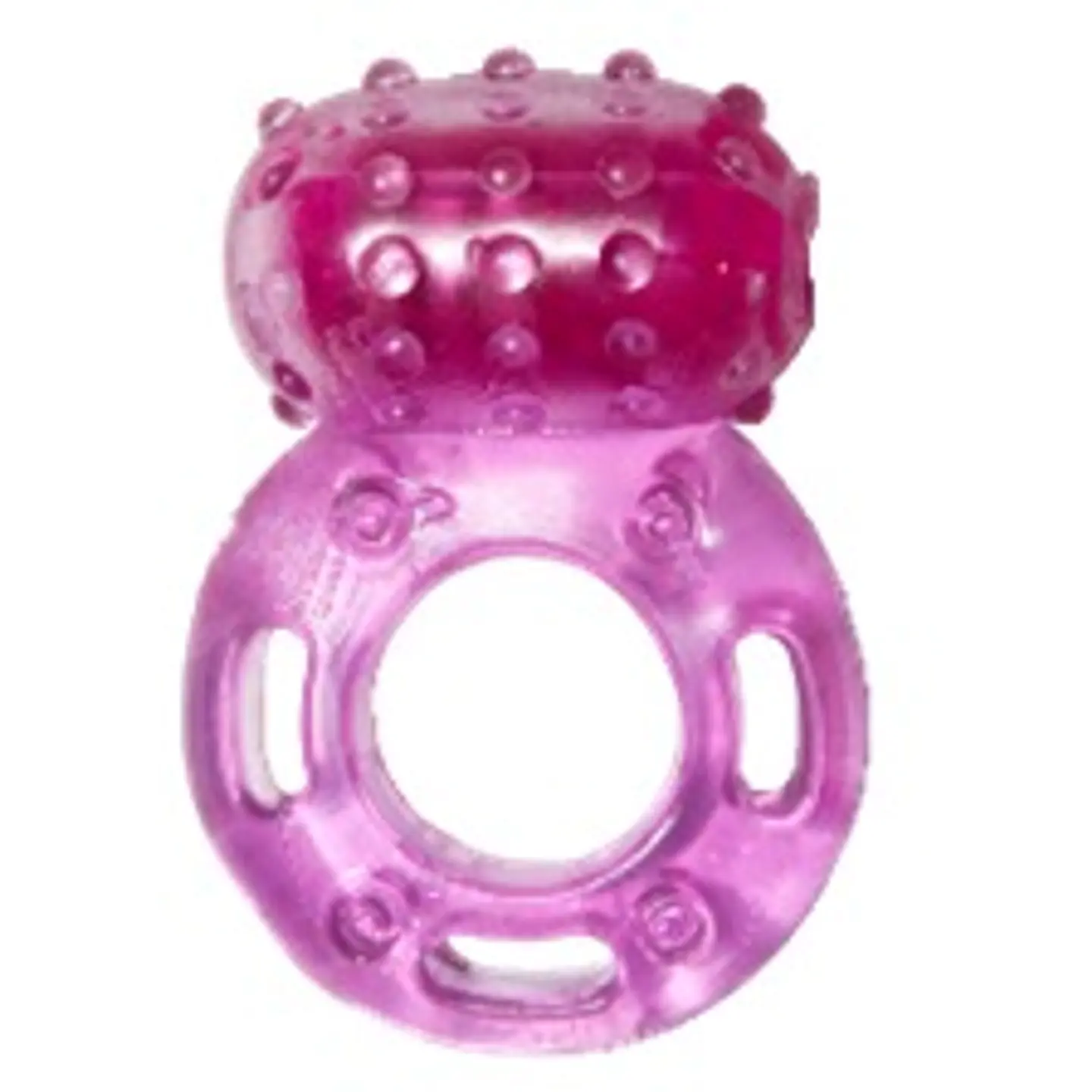 Anillo Vibrador Retardante Sencillo Pene/Estimulador/Rosado 3