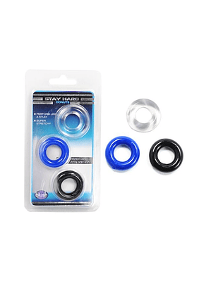 Tres Anillos Retardante Para Pene Kit