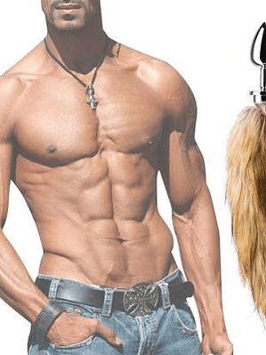 Plug Acostumbrador Anal Metálico Cola De Zorro