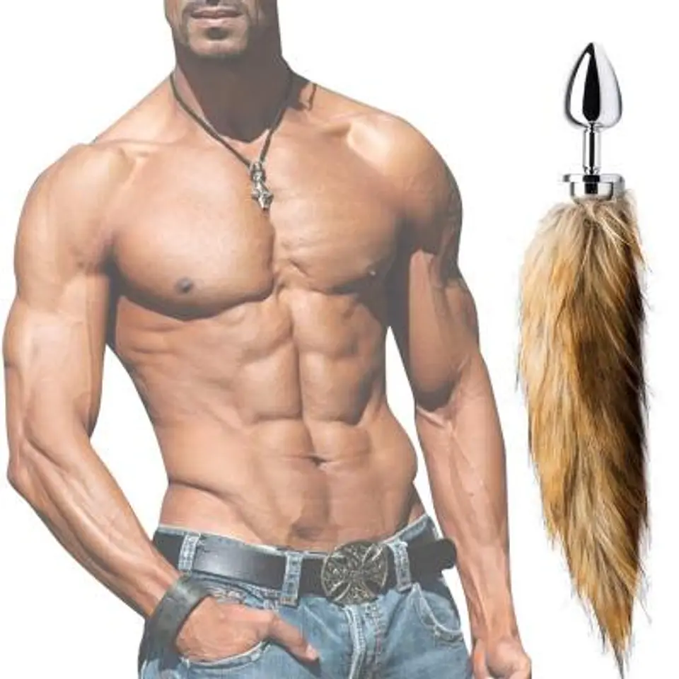 Plug Acostumbrador Anal Metálico Cola De Zorro 1