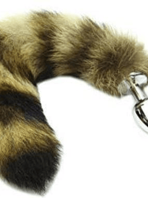 Plug Acostumbrador Anal Metálico Cola De Zorro