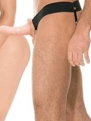 Arnes Vibrador Piel Para Hombre