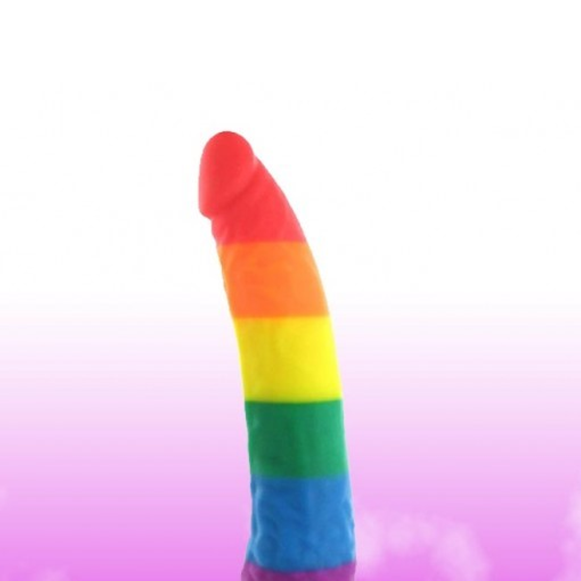 Dildo Realístico Arco Iris 1