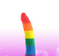 Dildo Realístico Arco Iris - Miniatura 1