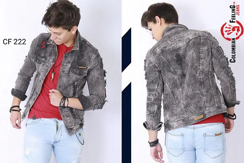 CHAQUETA EN JEANS 
