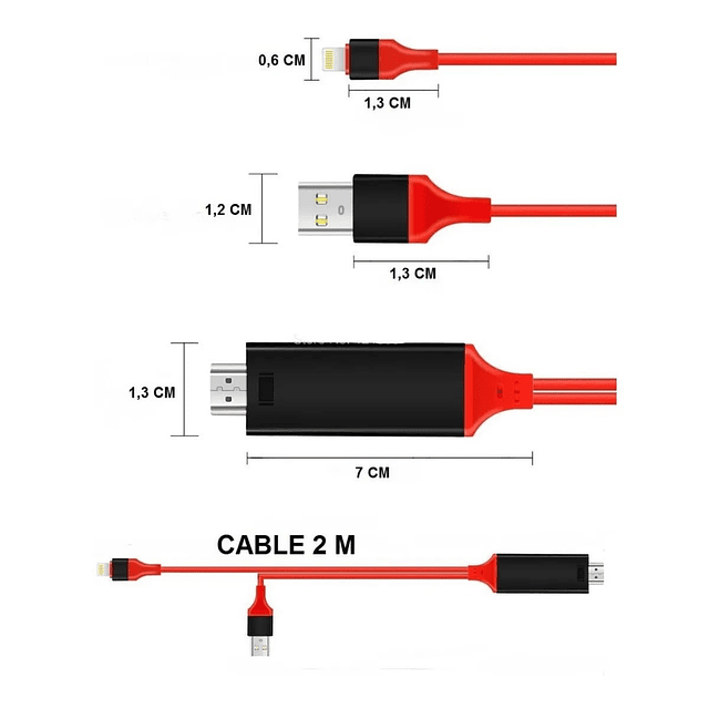 Cable Lightning Hdtv