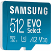 Samsung Micro Sd 512 gb Evo Select  + 4k