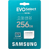 Samsung Micro Sd 256 gb Evo Select Plus + 4k