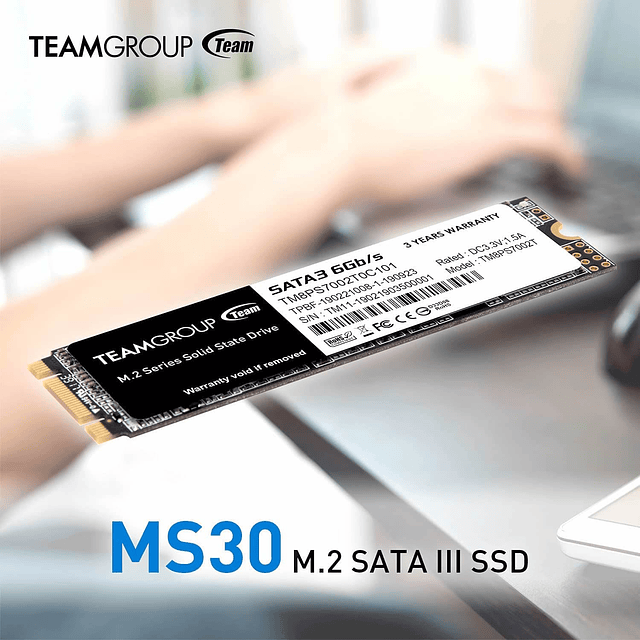 Disco duro solido M2 Teamgroup 1TB Sata III 6Gb/s