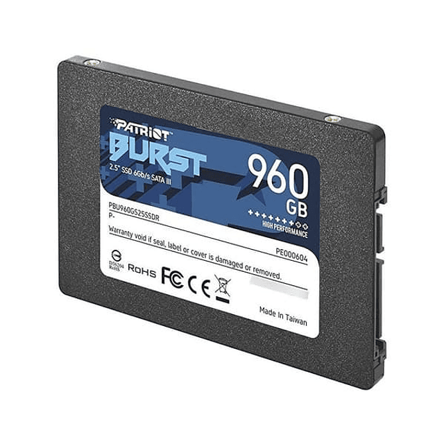 Disco solido Patriot Burst Elite SATA III 960GB SSD 2.5" 