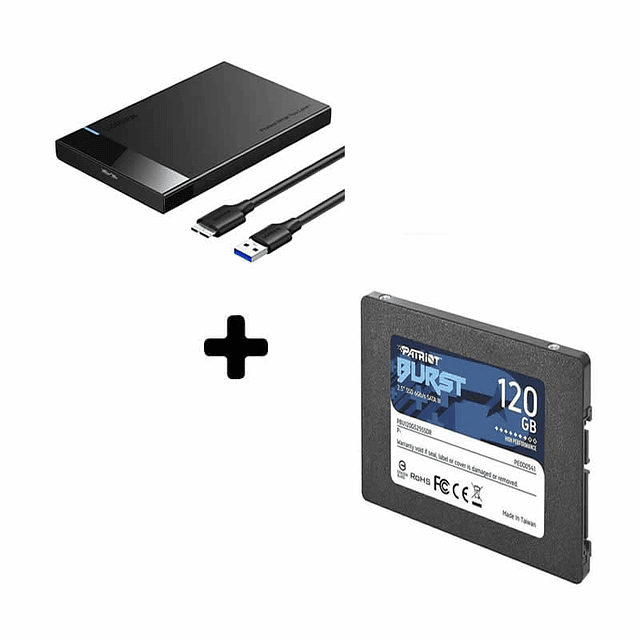 Disco solido SSD 120GB + Caja Externa Ugreen
