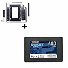 Disco solido SSD Patriot de 480GB  SATA III 2.5"  + Caddy 
