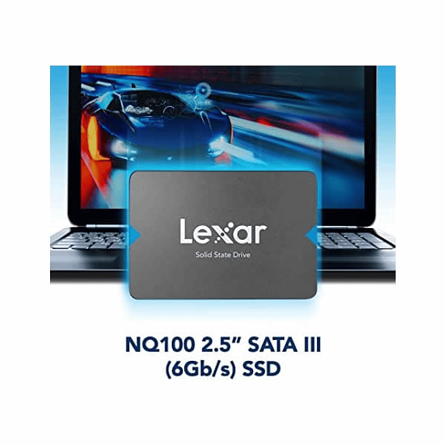 Discos Solido Lexar NQ100 de 480 GB, de 2.5"  550 MB/s SATA