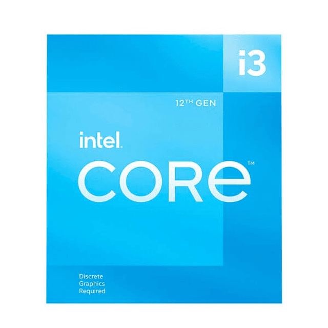Procesador de Escritorio  Intel Core i3  12100F  LGA1700