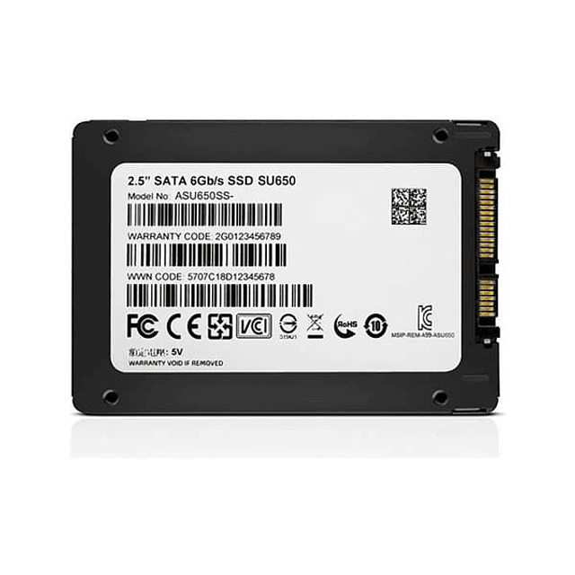 Disco Solido Ssd Adata Su650 Sata De 512 Gb  6Gb/s 