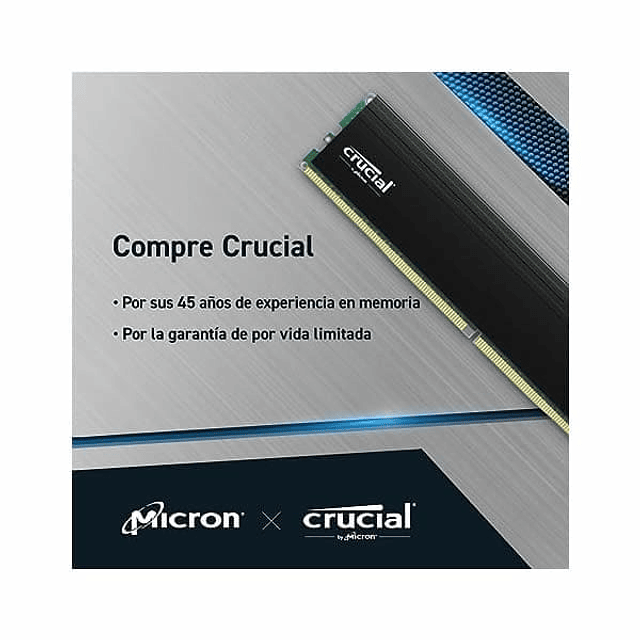 Kit Memoria RAM  Crucial DDR4 32GB (2*16GB) 3200 MHz PC