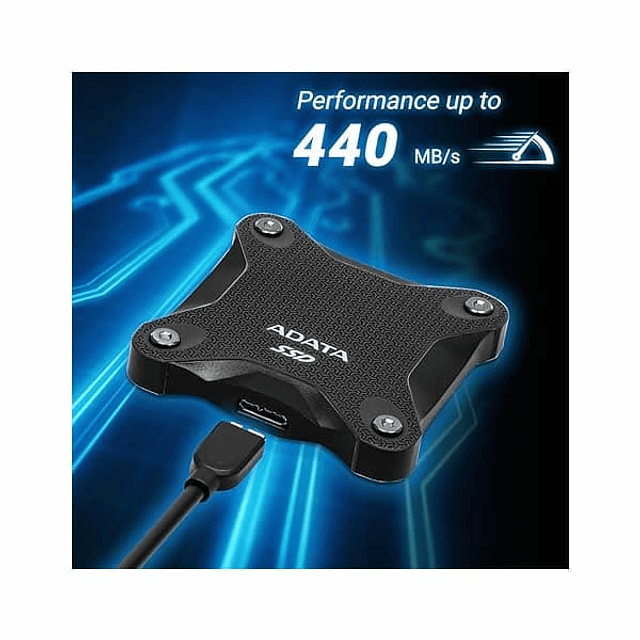 Disco Solido Externo Adata 960GB SD 600Q 3NAND USB 3.2