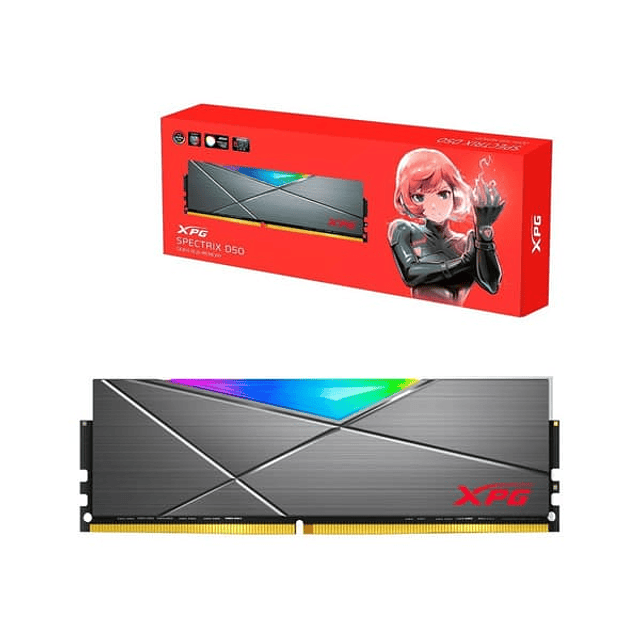 Memoria Ram XPG SPECTRIX D50 16GB 3200 MHz Blindada Gamer